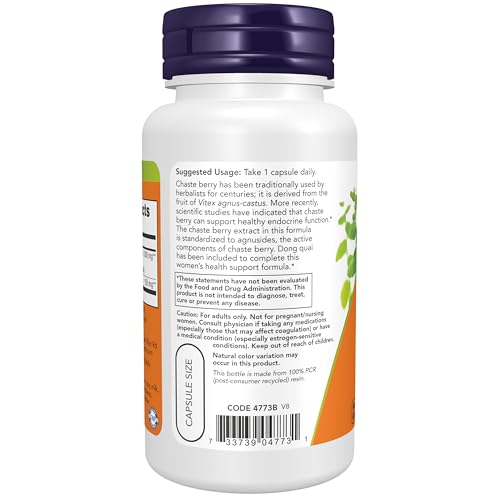NOW Supplements Chaste Berry with Dong Quai