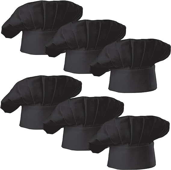 adhyahTrendyUniform Chef Hat for Hotel, Café Restaurant Different Color Made Adjustable of Cotton Blended Fabric.