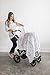 Amazing Baby Muslin Swaddle Blanket for Baby Boy & Girl, Receiving Blanket for Newborn, 100% Cotton Swaddle Wrap, Baby Registry & Gift, XLarge 46 x 46 inches, Stars, Sterling