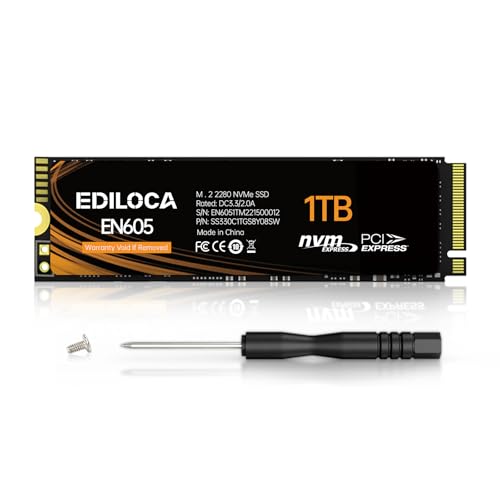 EDILOCA EN605 SSD 1TB PCIe Gen3 超高速