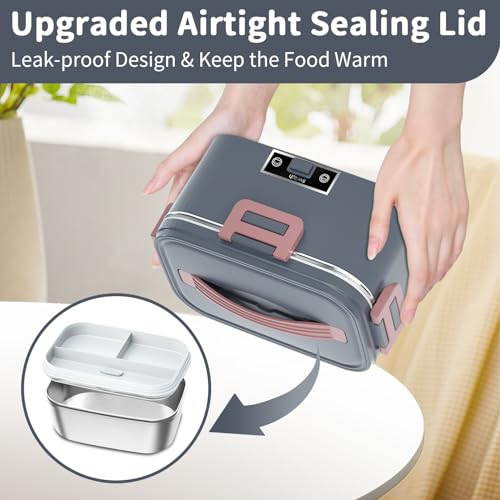 IFENROL Electric Lunch Box for Adults, 1.8L 100W Heating Lunch Box for Men - image 7