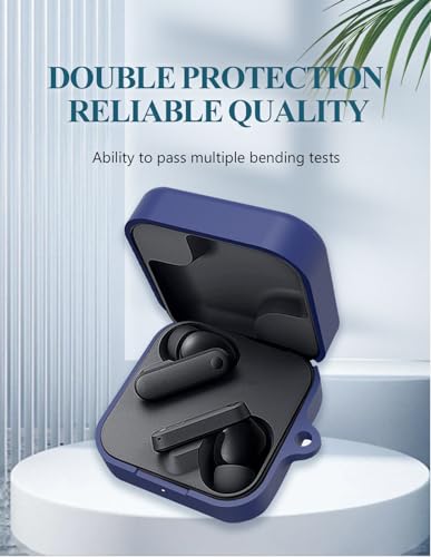 Coque CMF by Nothing Buds protection intégrale silicone souple bleu