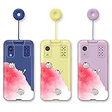 キッズケータイ KY-41C ケース カバー ポリカーボネート製 スマホケース 透明 プラケース ハードケース ３匹のペンギンとかき氷 [デザインA/イチゴ] RB-936A docomo ドコモ