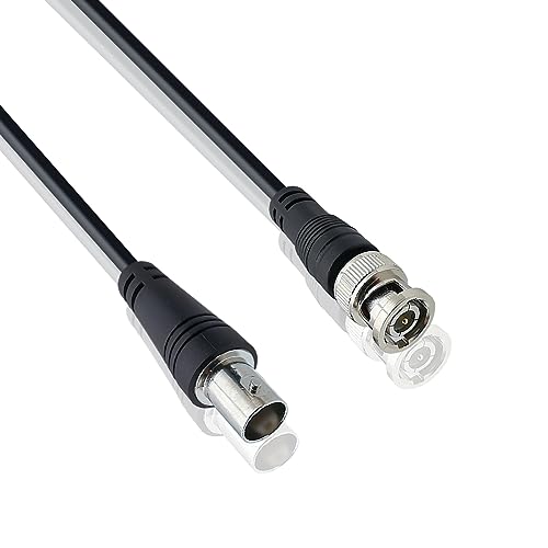 iYueMps 2Pcs 3m BNC Extension Cable, BNC Male to Female Cable CCTV RF Professional Coaxial Wire Cord for CCTV Camera Video - Image 2