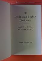 An Indonesian-English Dictionary B0000CL3G4 Book Cover