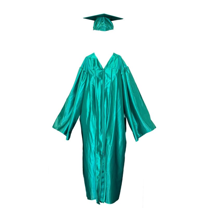Image of Gradzilla Graduation Cap and Gown Set - Shiny Finish for High School and College, Durable Robes for Commencement Ceremonies