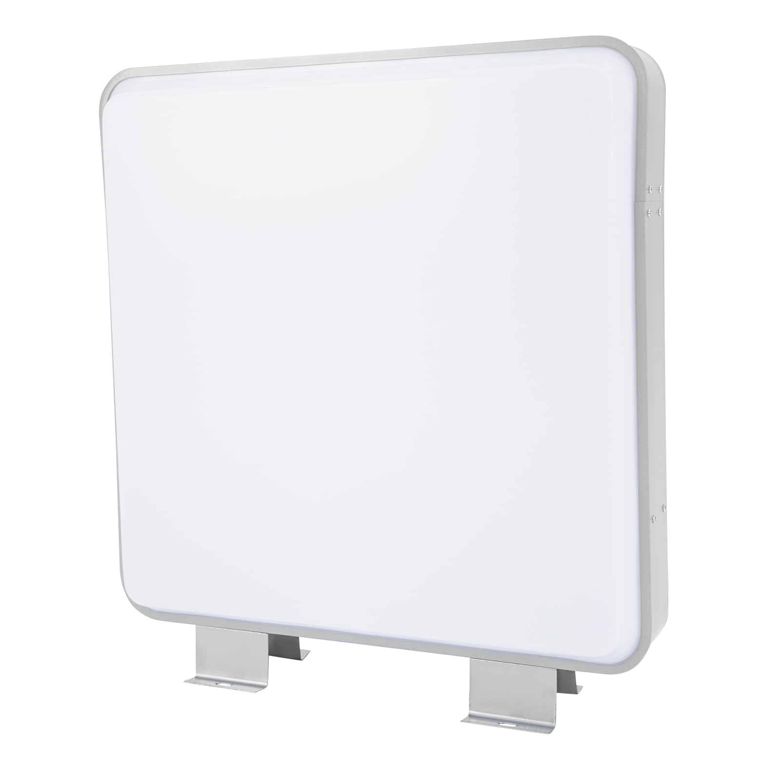Dwustronne pudełko reklamowe LED, 60 x 60 x 14 cm, 10000 K, montaż ścienny, kwadratowa skrzynka reklamowa do supermarketów, wodoszczelność IP65, do użytku na zewnątrz, 1600 lm
