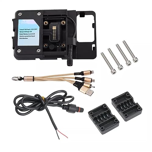 Support de navigation GPS pour Kawasaki Ninja 400 : fixation stable et smartphone rechargé