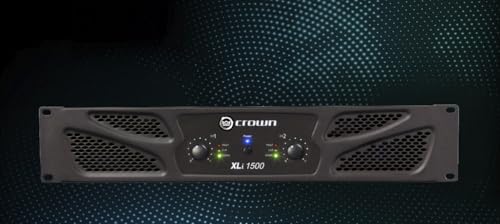Crown XLi1500 Two-channel, 900-Watt Bridged 8Ω Power Amplifier. Professional DJ, PA, Stage Amp. Black by Crown - Image 3