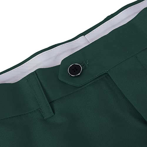 Sliktaa Herren Anzug 3 Teilig Slim Fit Reihe Einfarbig Stoff Business Shawl Kragen Klassisch Tunika – Bild 8