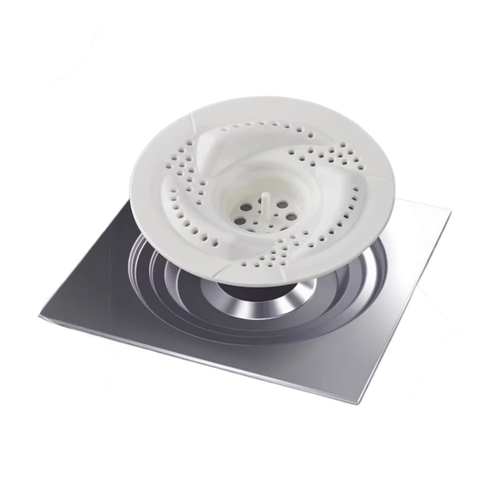 Shower Drain Cover for Kitchen Sink Bath Hole,3Pack Shower Hair Strainer Plughole Trap Plug Cover Floor Drainage Protector Hair Filter