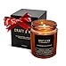 Craft & Kin Fresh Linen Candle, Premium Scented Candles for Men & Women | All-Natural Soy Candles, Rustic Scented Candles | Ultra Clean Burn Amber Jar Candles, Non-Toxic Aromatherapy Candles
