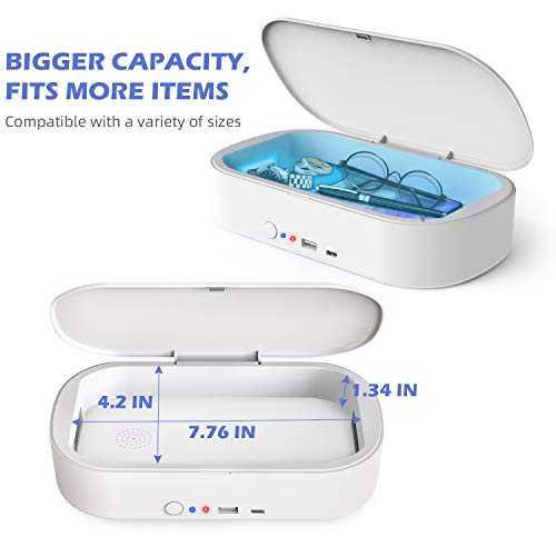 image for TRONICMASTER UV Phone Sanitizer Box with Type-C Charging,UVC Lamp Phon