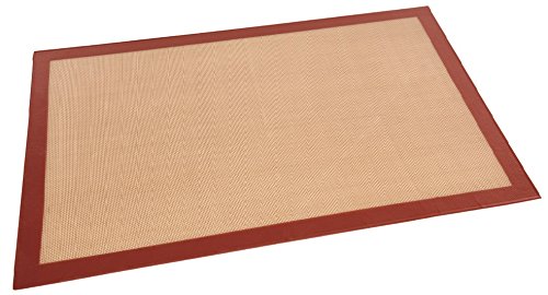 Backmatte aus fiberglas verstärktem Silikon, Xtra PREISWERT, für Backbleche GN 2/1, GN 1/1, GN 1/2, 60 x 40 oder 40 x 30 cm (A1-64 x 52 cm)