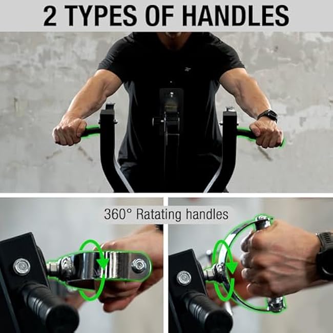 Mikolo Plate Loaded Seated Row Machine for Home Gym, 400LB Capacity, Independent Arms & Adjustable Seat for Full Back Workout