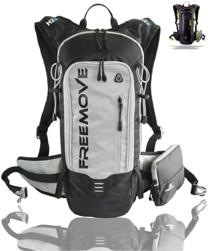 Backpack Daypack 10L, Phone Pocket, Suitable as Light Hydro Pack for Hiking, Running, MTB, Biking, Water Bladder NOT Included