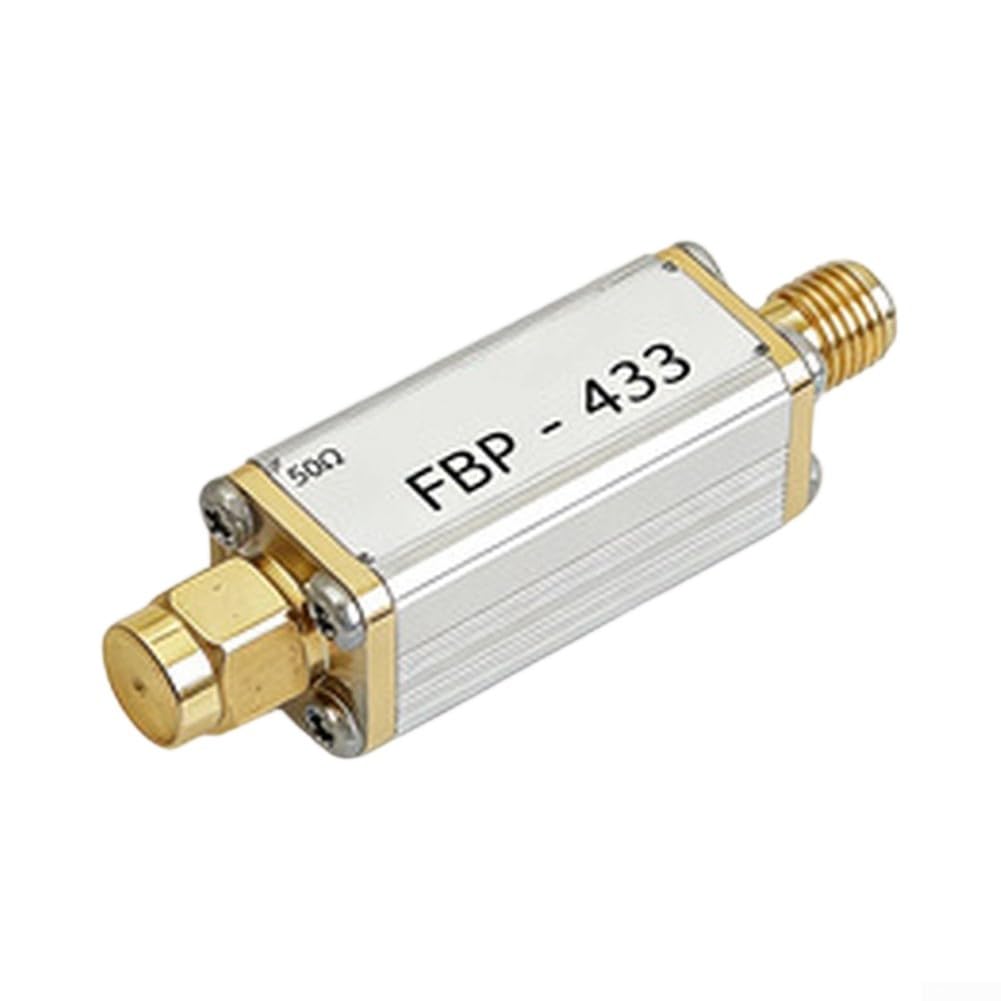 50 Ohm Bandpassfilter, 433MHz Bandpassfilter, mit 10W Leistungsaufnahme und hoher Selektivität für SMA Systeme