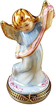 NATIVITY ANGEL - LIMOGES BOX AUTHENTIC PORCELAIN FIGURINE FROM FRANCE
