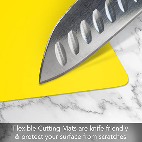 Cut N' Funnel tablas de cortar plásticas flexibles 4 unidades miniatura 3