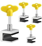 Window Locks Window Stoppers Aluminum Alloy Adjustable Window Security Safety Locks garage Door F...