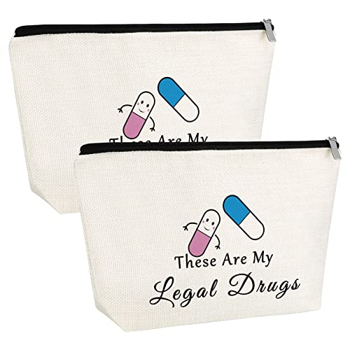 2PCS Nurse Practitioner Gifts Makeup Bags Occupational Therapy Therapist Gifts Thank You Gift for Nu - //medicalbooks.filipinodoctors.org