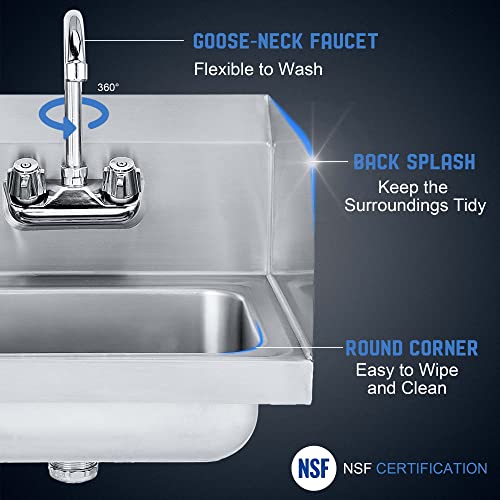 Commercial Stainless Prep Sink Table