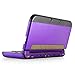 TNP Coque de protection pour New Nintendo 3DS XL 2015, Coque en plastique et aluminium, accessoires pour Nintendo 3DS jeux et Console New Nintendo 3DS, Violet