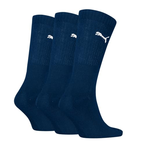 PUMA Mixte Crew Chaussettes, Bleu Marine, 50 EU