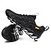 Men Sport Athletic Running Sneakers Fashion Walking Shoes Breathable Trail Runner for Man All Black Size 10