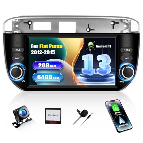 BLUETOOTH/FM/RDS----L'autoradio Fiat Punto Evo offre una modalità Bluetooth indipendente compatibile con telefoni Android e iOS, integrando la funzione vivavoce, rubrica, riproduzione musicale e comandi vocali. Il sintonizzatore radio FM/RDS di questo stereo Grande Punto trasmette informazioni sul traffico in tempo reale, notizie, previsioni del tempo e molto altro, arricchendo ogni viaggio.