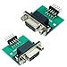 Jienk 2Pcs DB9 Female Breakout Conversion Board, RS232 D-SUB Serial 9Pin to DIP 0.1” Pitch Bent Pin Test Board for DB9 Serial Communication Prototyping or Troubleshooting