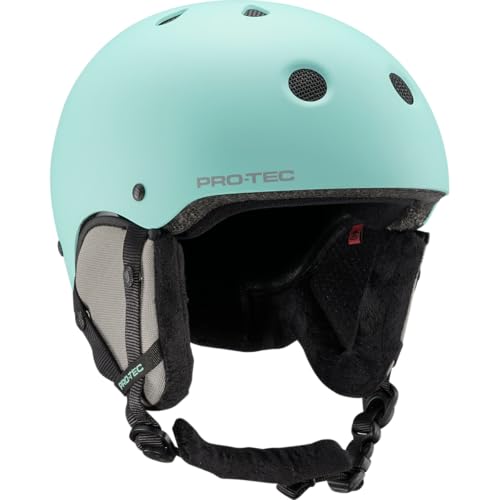 Pro-Tec Classic Certified Snow Helmet, Ideal for Snowboarding and Skiing. Also Certified for Skateboarding and Bicycling- Medium – Matte Glacier
