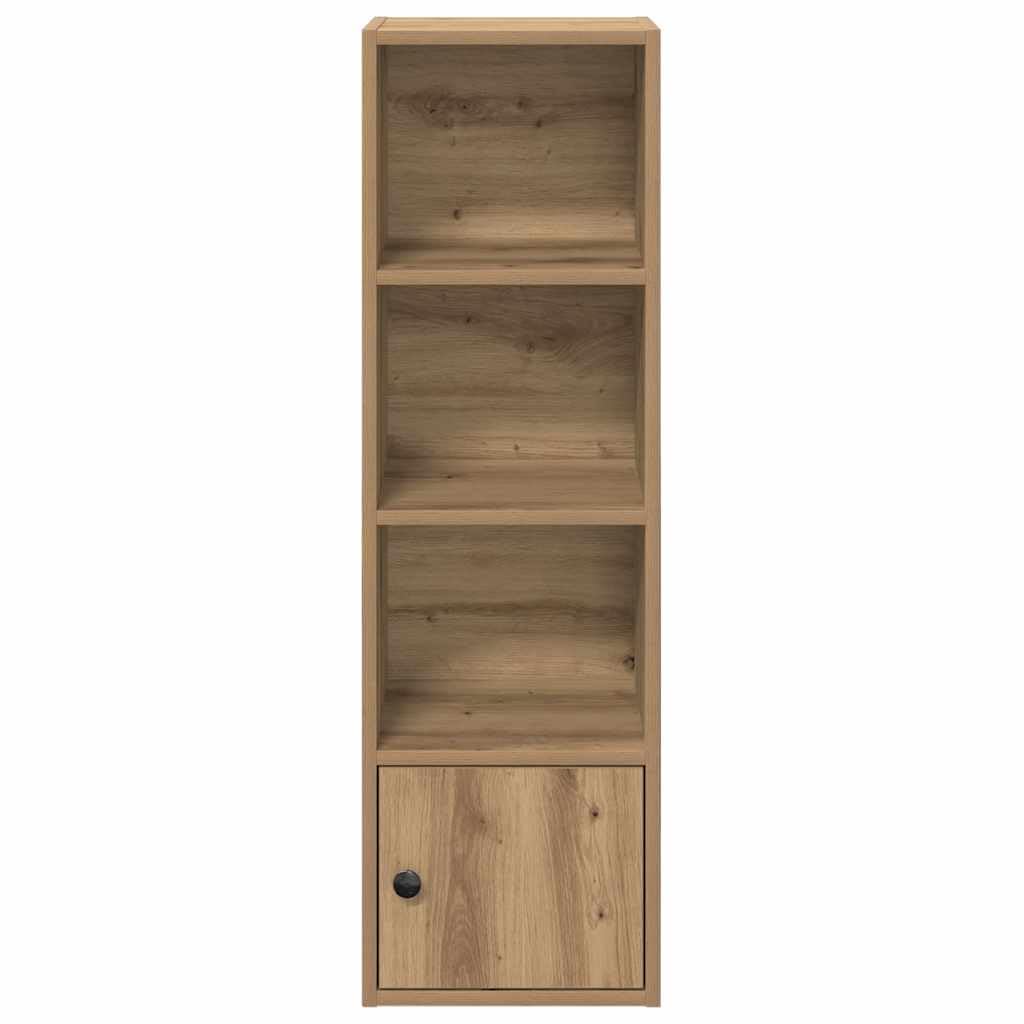 Generisch Bücherregal Artisan-Eiche 31x24x102 cm Holzwerkstoff,Möbel,Regalsysteme,Bücherregale Bücherschränke-860345