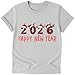 Custom New Year 2026 T-Shirt – “2006 Happy New Year” Design – Personalized Back Name – Handmade Tee, Baby to Adult 3XL Sizes & Colors