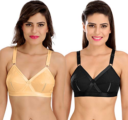 Image of SONA Perfecto Plus Size Cotton Bra for Woman Full Coverage Pack of 1