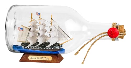 SAILINGSTORY Ship in a Bottle Sailing Ship Model USS Constitution