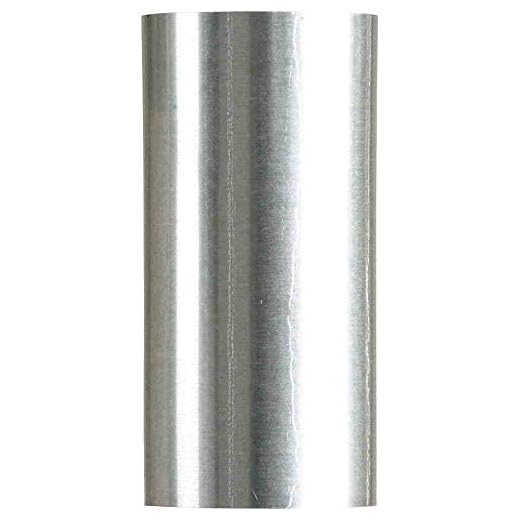 Kleining Kaminzubehör - Aluminizado por inmersión en caliente tubos de la estufa a 250 mm de largo, 100 mm du
