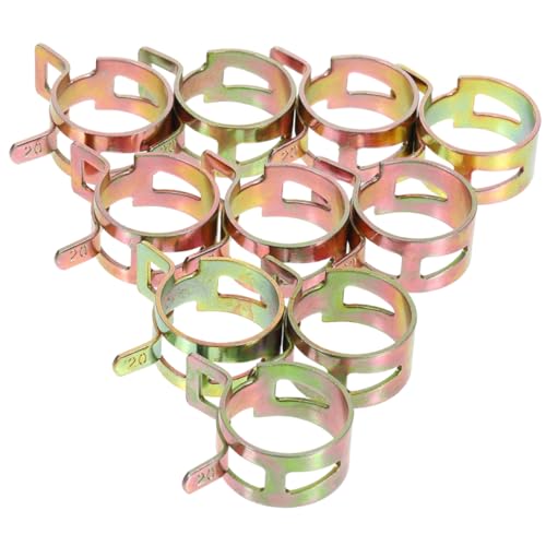 Alipis 20pcs Oil Hose Clamps Durable Tube Clamp for Various Pipe Reliable Fixation for and Maintenance Tasks Efficient for Automotive Needs