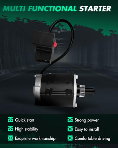 Image of SCITOO Starters 120 Volt for John Deere Snow Blowers Tecumseh Motors 37000 33519A