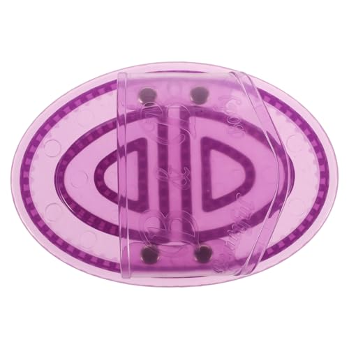 SHERCHPRY cepillo de masaje herramienta masaje de acupunta peine de masajes masajeador facial masajeadores manuales equipo de masaje cepillo de sauna masajeador de mano gel de sílice Púrpura