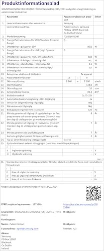 SAMSUNG 55QN85D Neo QLED-Fernseher 55 (140 cm) 4K UHD 3840 x 2160 HDR 10+ Dolby Atmos Tizen Smart TV Gaming HUB 4 x HDMI