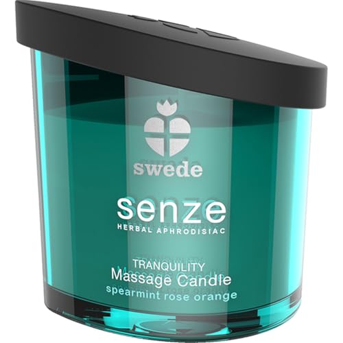 Swede - Senze Tranquility Massage Candle Spearmint Rose Orange 150 Ml