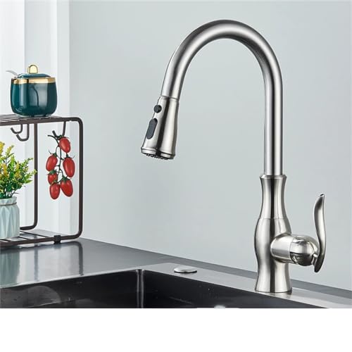 Robinet d'évier de cuisine multicolore mitigeur douchette extractible