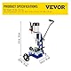 VEVOR Tischstemmmaschine, 1/2 PS, 1400 U/min, Tischbohrmaschine mit beweglicher Werkbank, Hohlstemmmaschine, zum Bohren von runden, quadratischen oder speziellen quadratischen Löchern in Holz