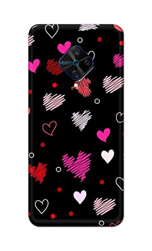 Image of PRINTFIDAA Vibrations of Love Hard Back Cover for Vivo S1 Pro Back Cover -(P6) KAT1009
