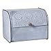 Rustic Metal Bread Box in Weathered Zinc Vintage Farmhouse Kitchen Bread Bin