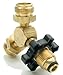 Mr Heater F271715 Propane Y Male Adapter With Handwheel