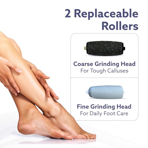 Image of AGARO Callus Remover Replaceable Heads, 2 Pcs, Callus & Dead Skin Removal Filer, Pedicure at Home