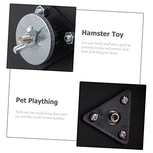 Hohopeti Roda de corrida para hamster, brinquedos de coelho para coelhos, brinquedos para gatos, bri