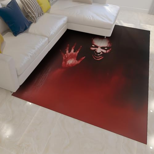 Tapis effrayants Halloween lavable et antidérapant grand format - 3